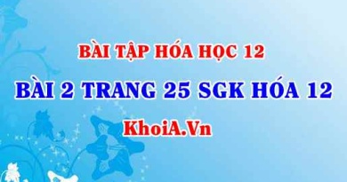 Bài 2 trang 25 SGK Hóa 12: Nội dung về Glucozơ